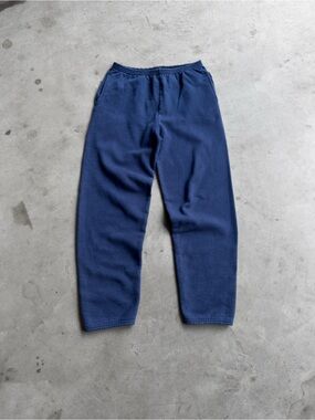 Y2K Faded Navy Blue Sweatpants - S